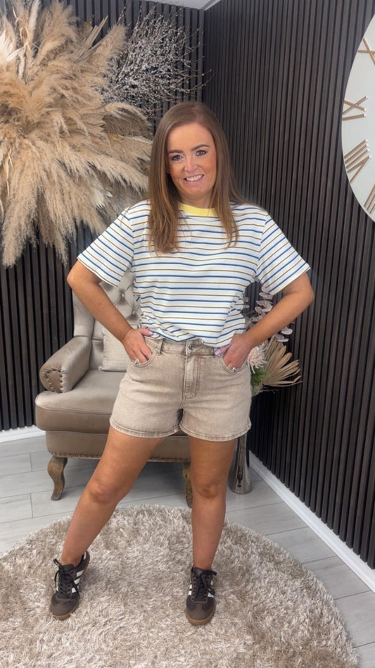 ESME SHORTS - BEIGE