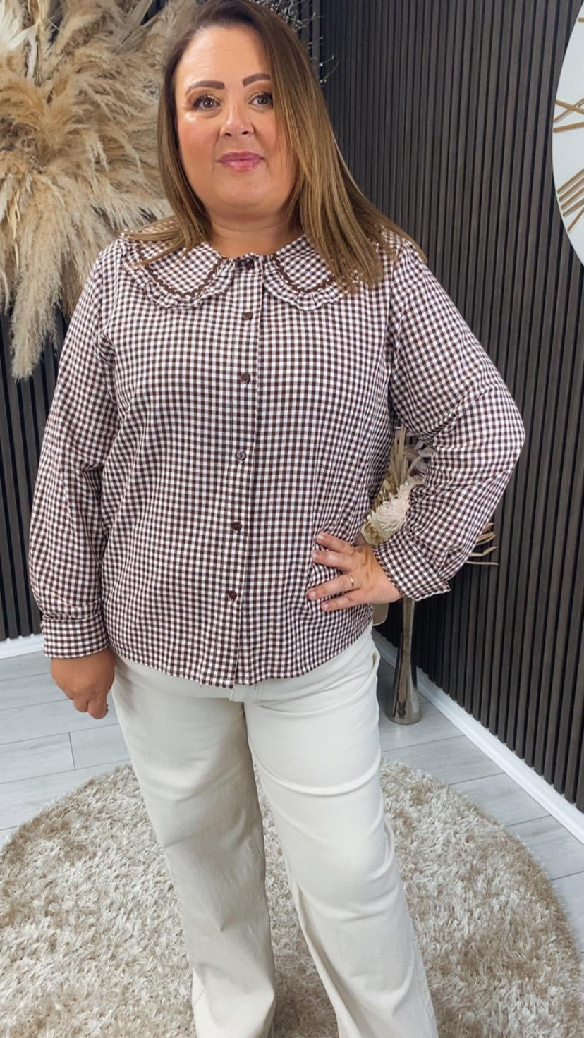 TORI SHIRT - BROWN