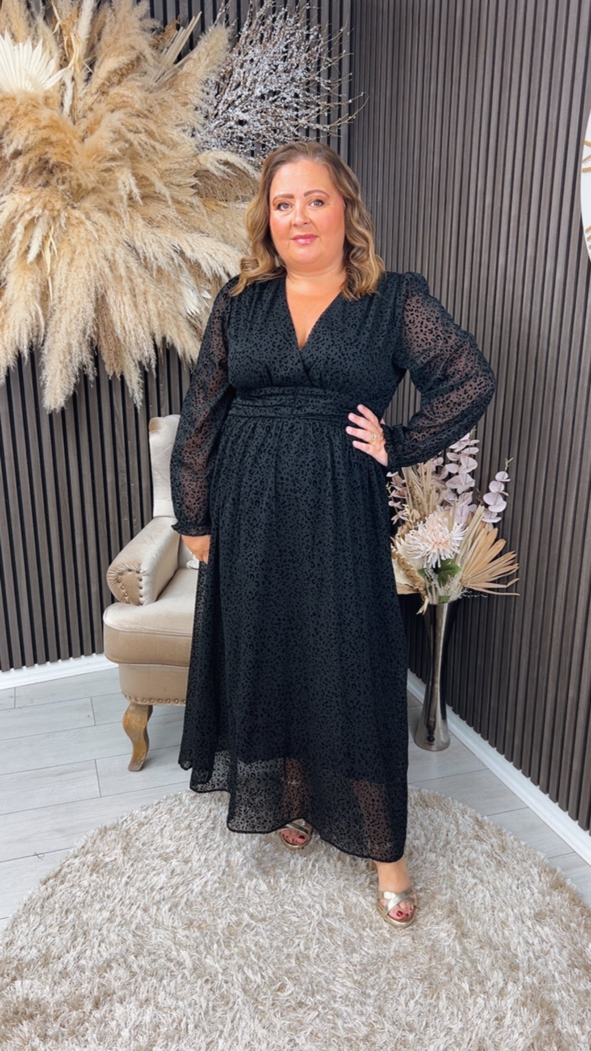 ROCHELLE DRESS - BLACK
