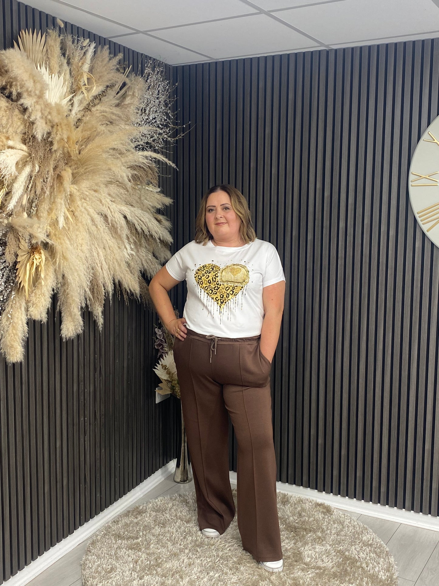 DIANE TROUSERS - BROWN
