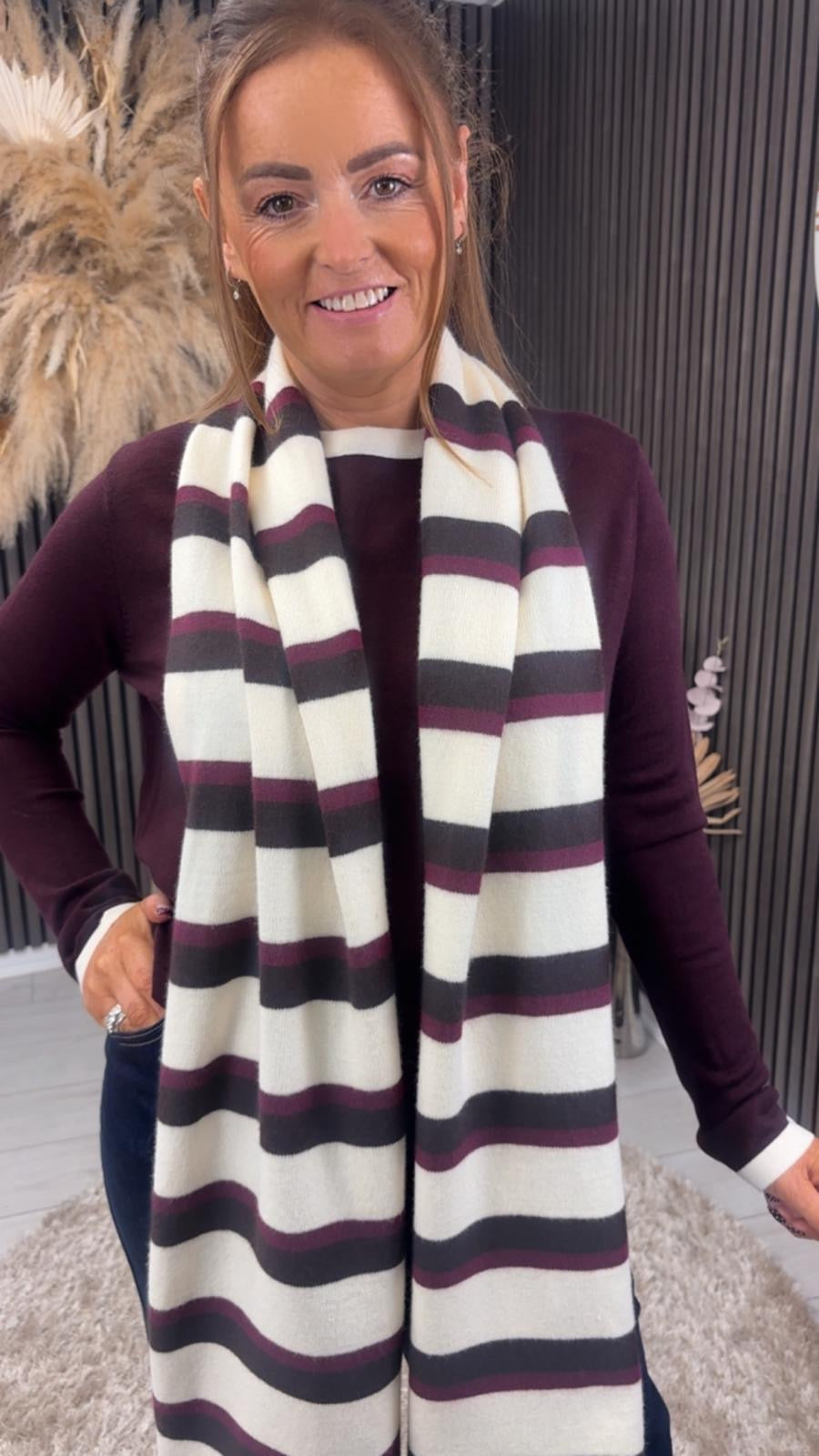 MORGAN TOP - BURGUNDY
