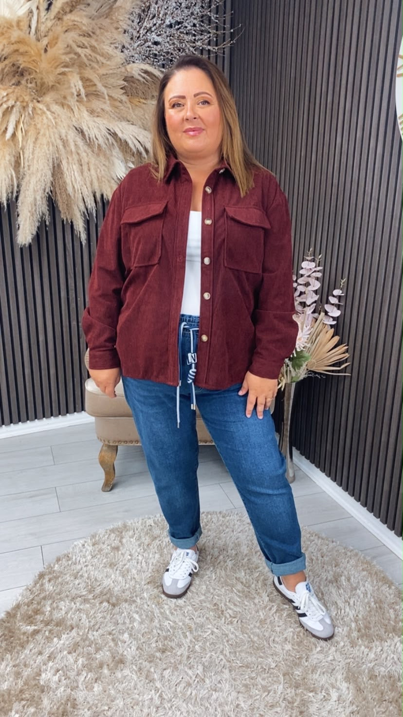 RITA JACKET - BORDEAUX