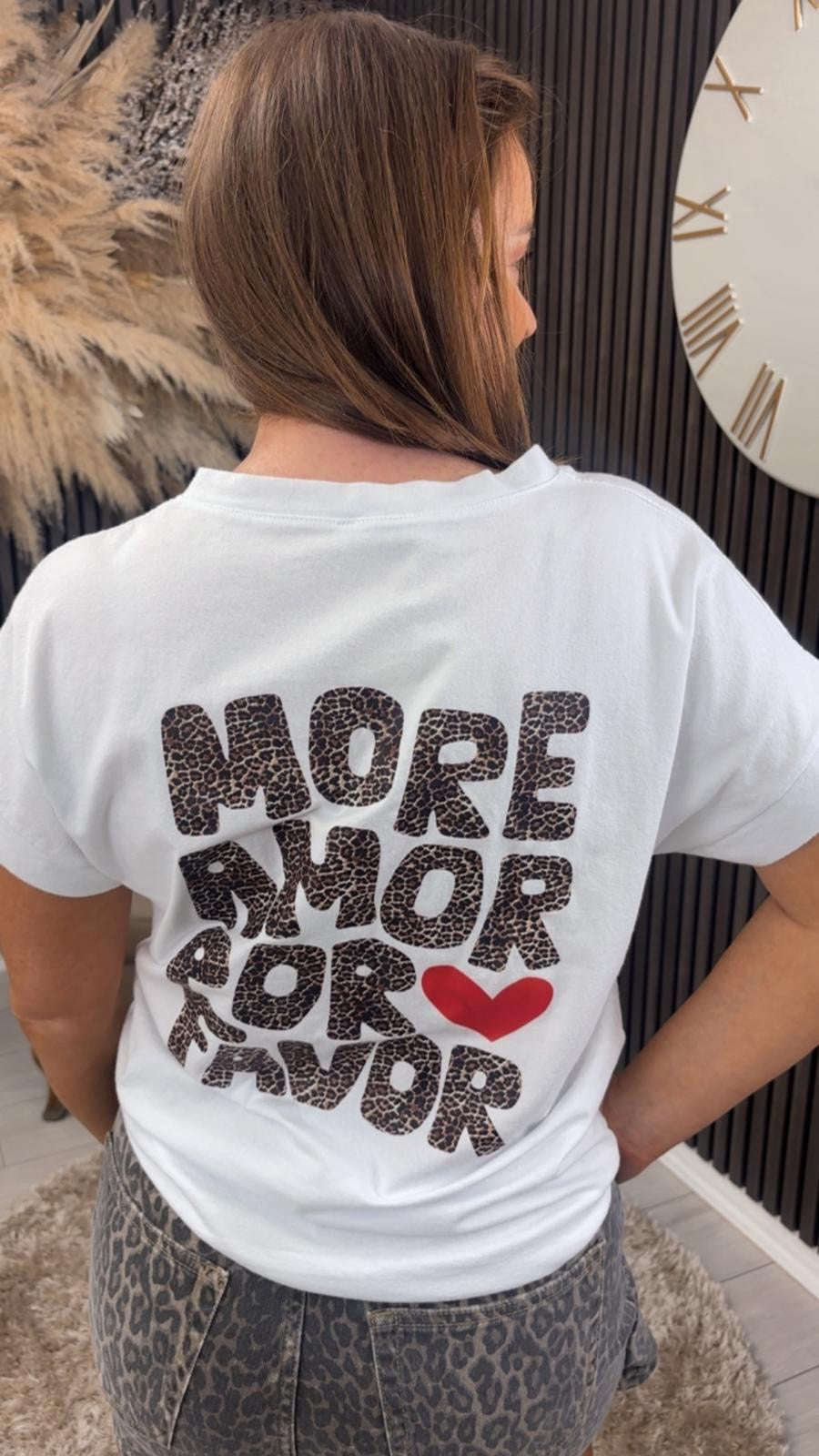 ROSIE T-SHIRT - ANIMAL PRINT