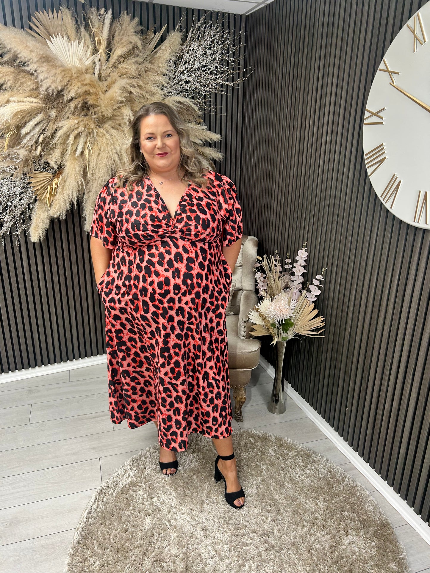 MACKENZIE DRESS - CORAL