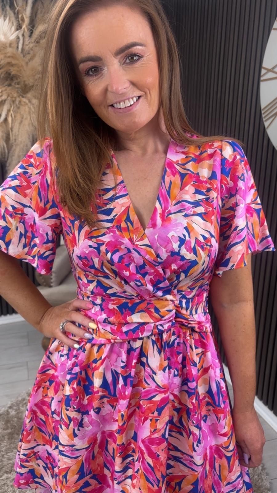 SHELLY DRESS - PINK
