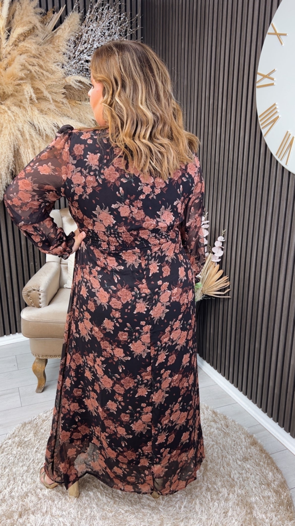 SHAUNA DRESS - PINK FLORAL