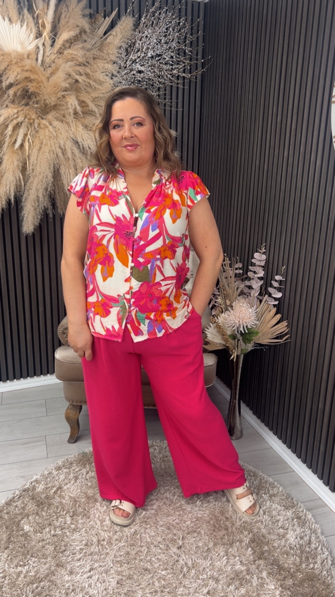 LETITIA TOP - MULTI FLORAL