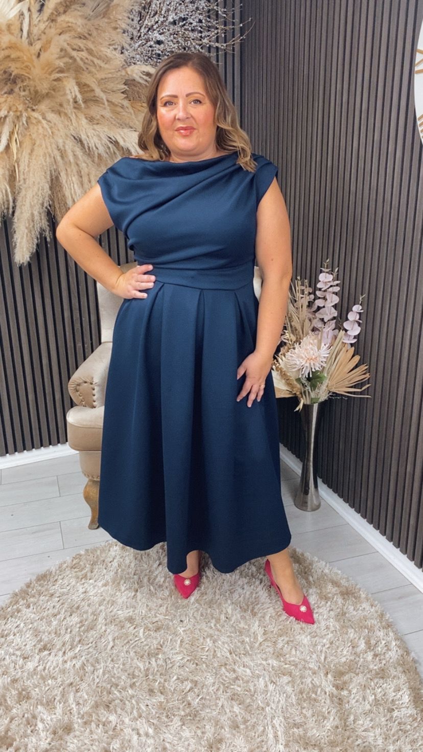BETTY DRESS - NAVY