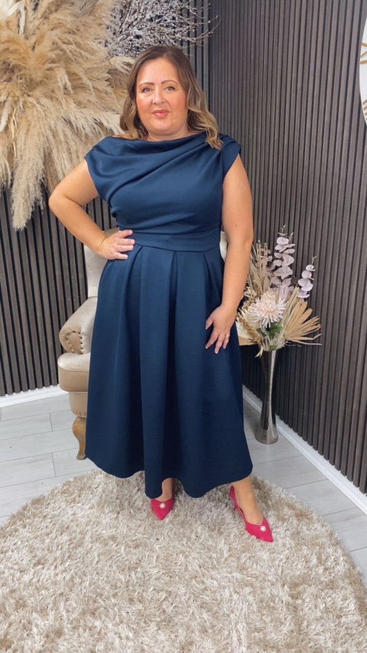 BETTY DRESS - NAVY
