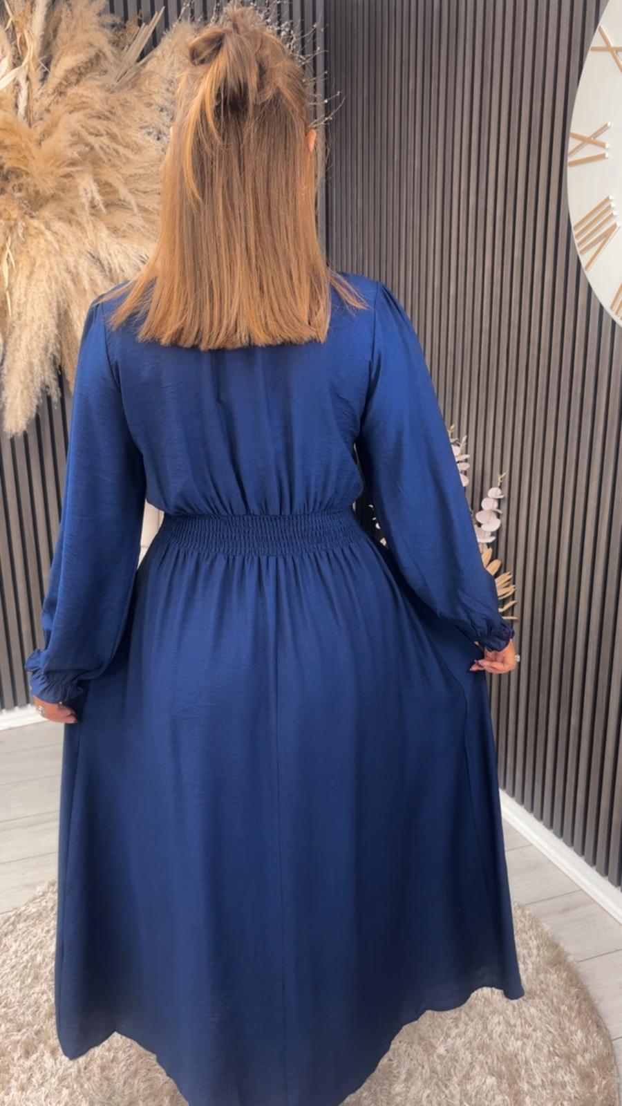 CLODAGH DRESS - NAVY