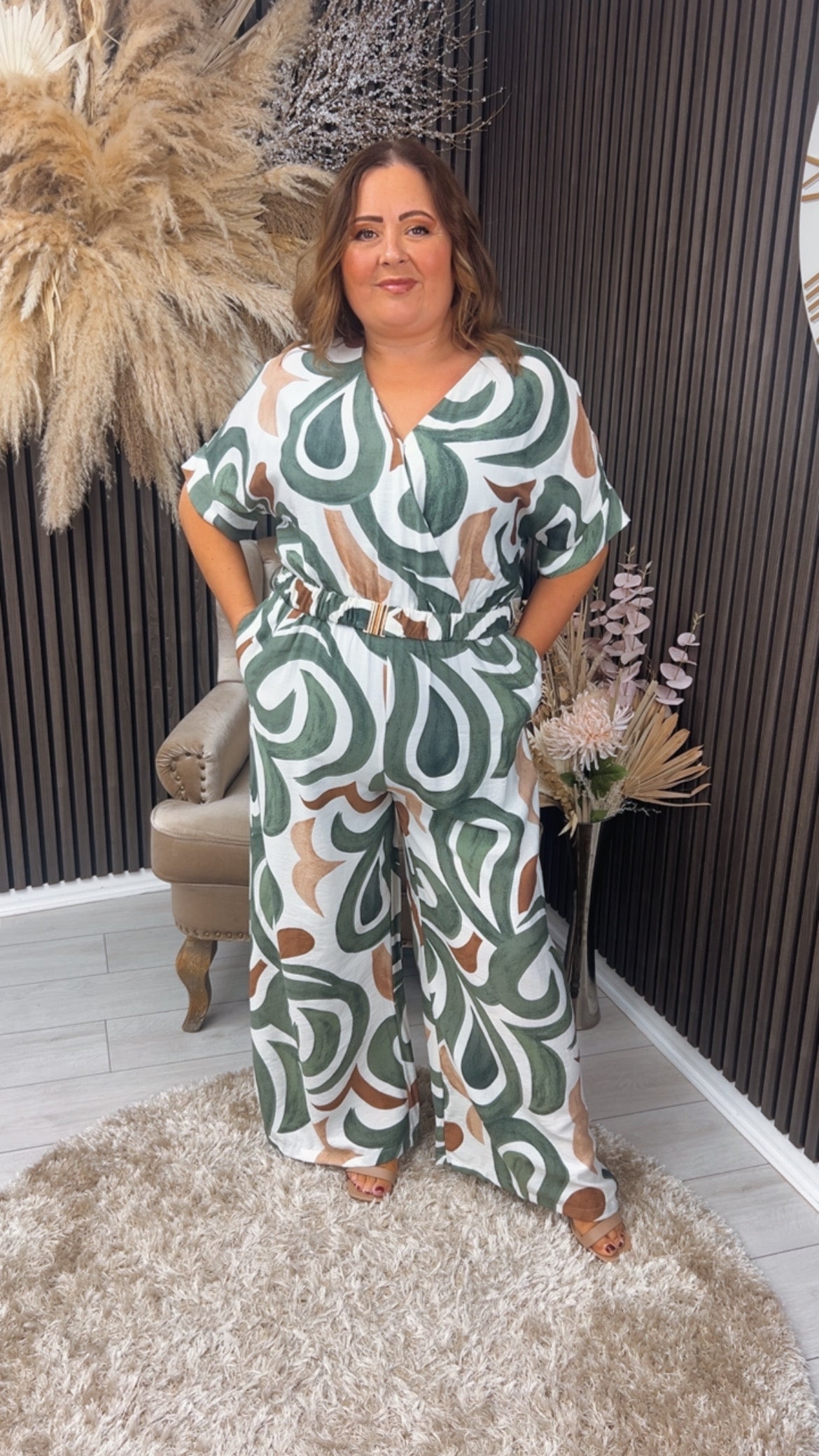 KRISTIE JUMPSUIT - KHAKI