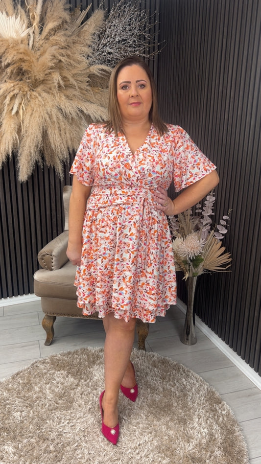 GERALDINE DRESS - ROSE