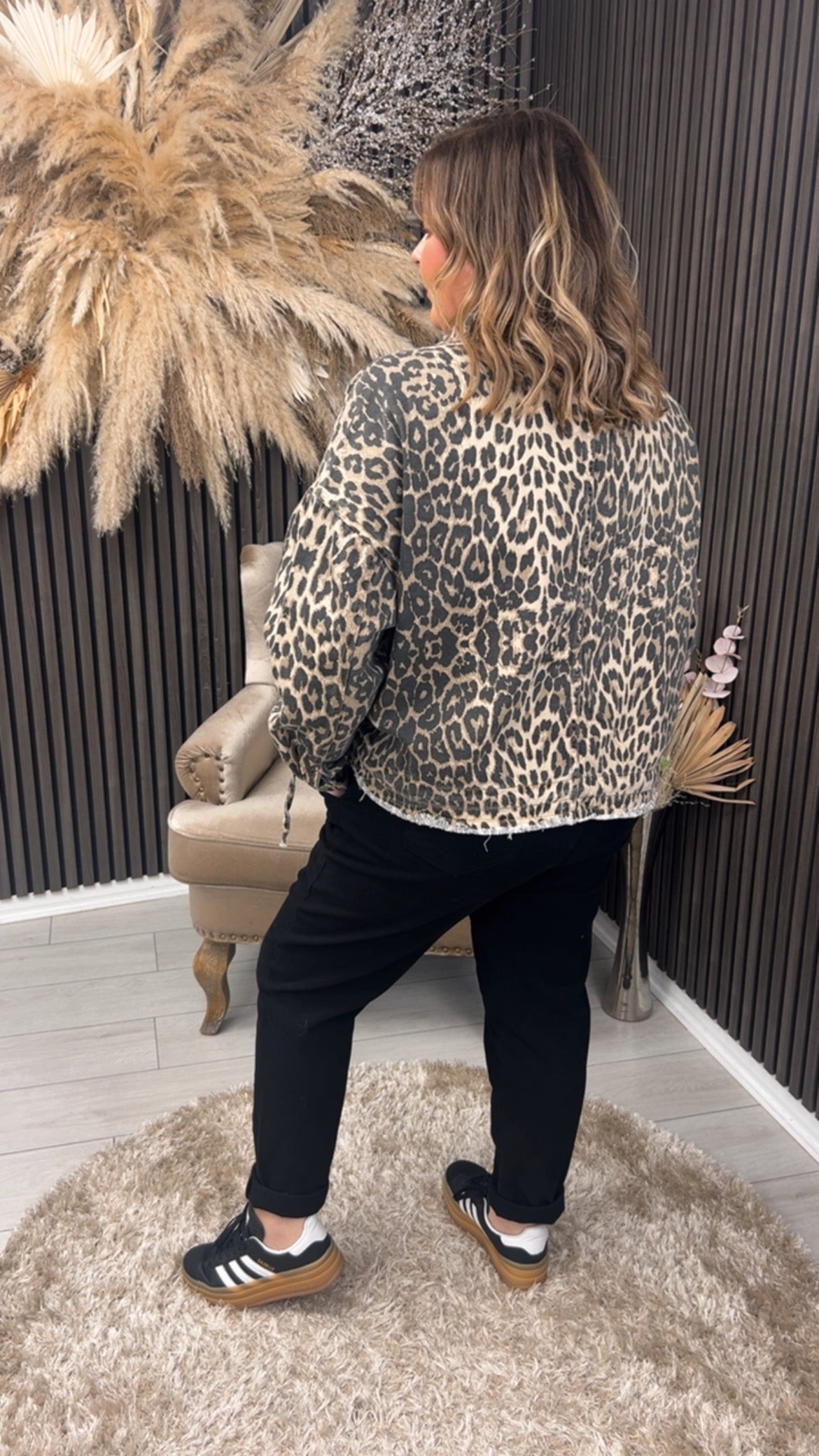 OLGA JACKET - LEOPARD