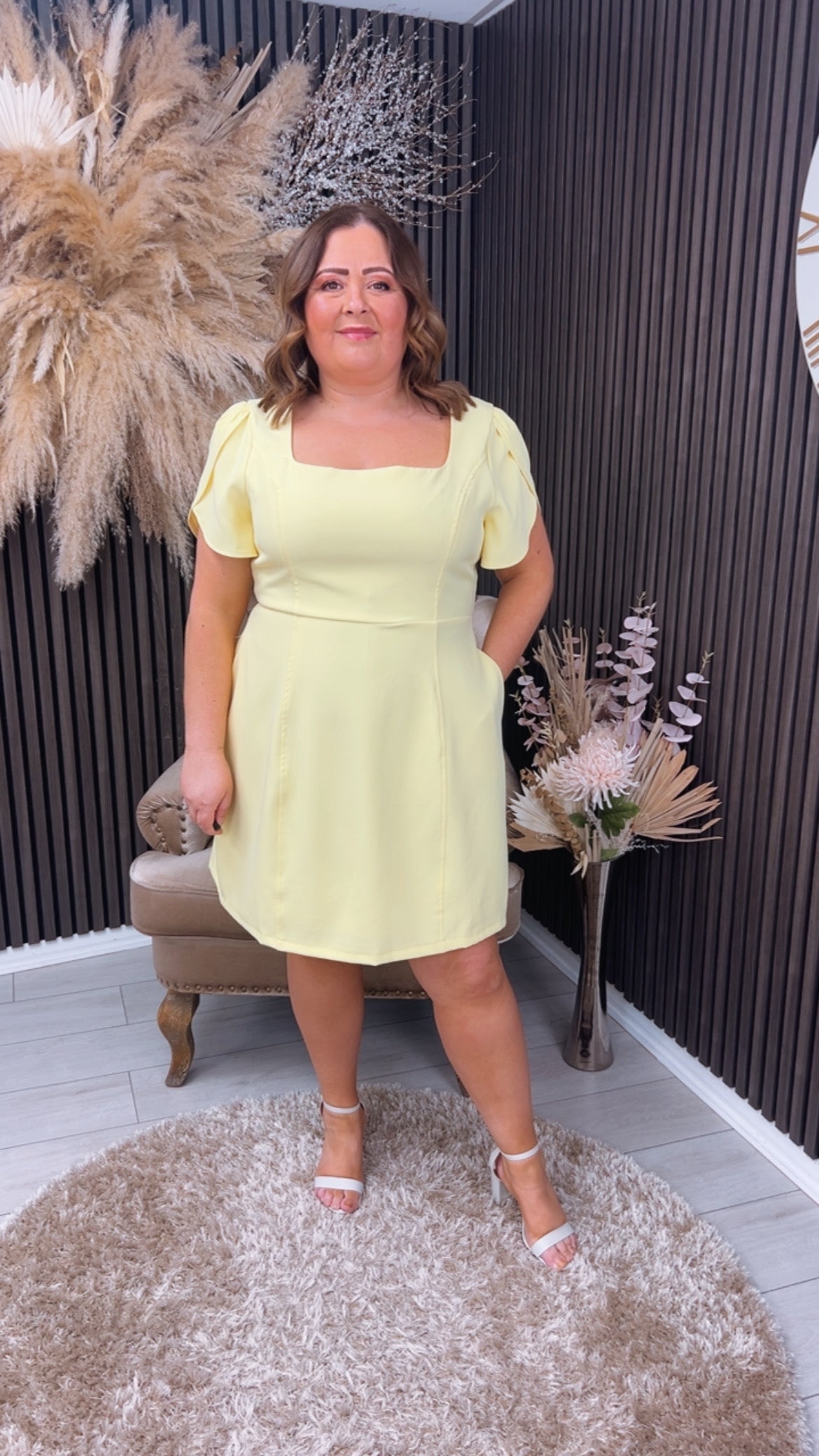 REEVE DRESS - YELLOW