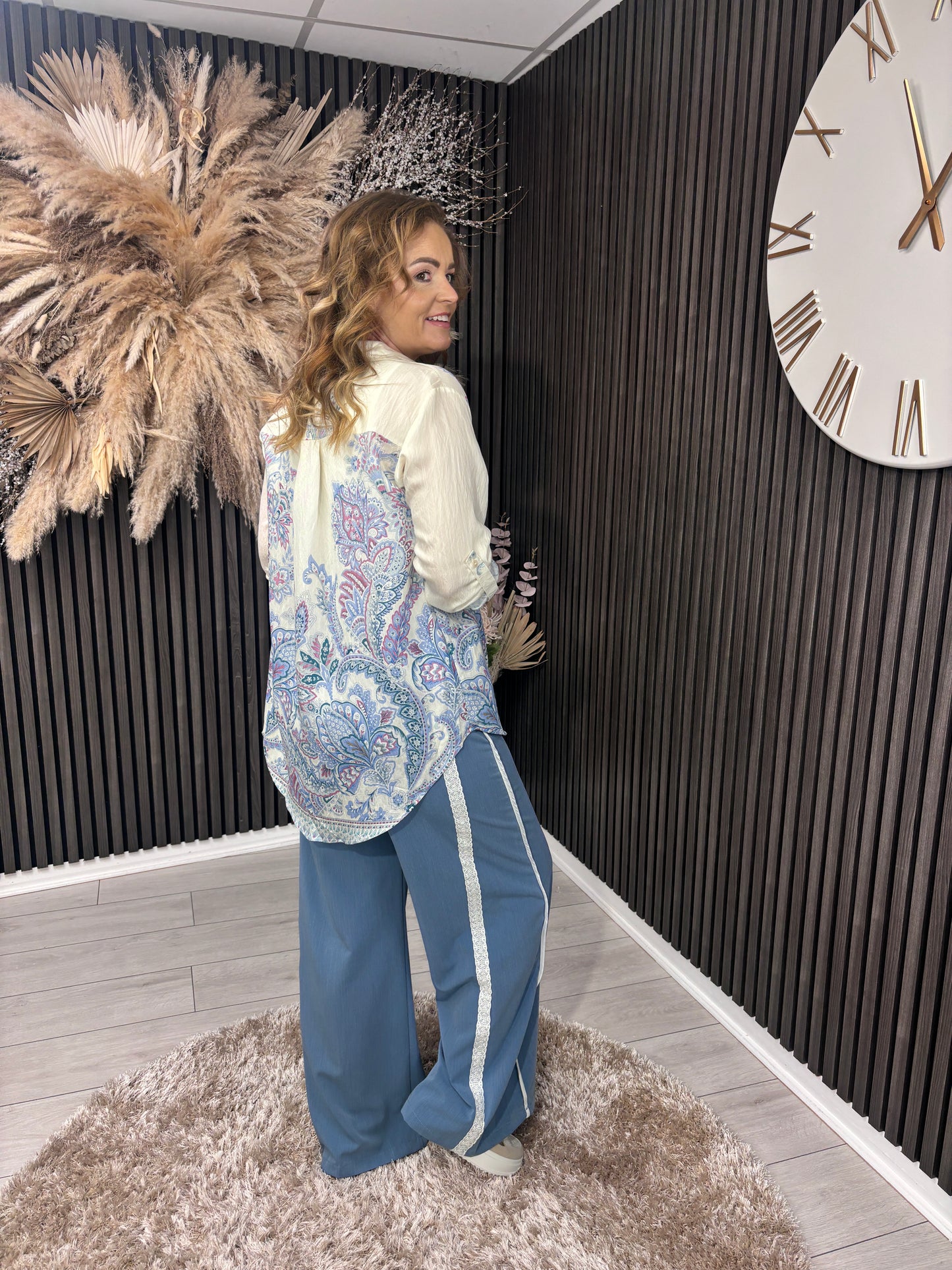 MARIONA TROUSERS - BLUE