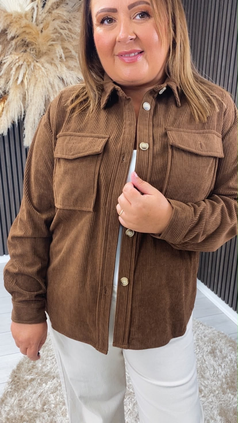 RITA JACKET - BROWN