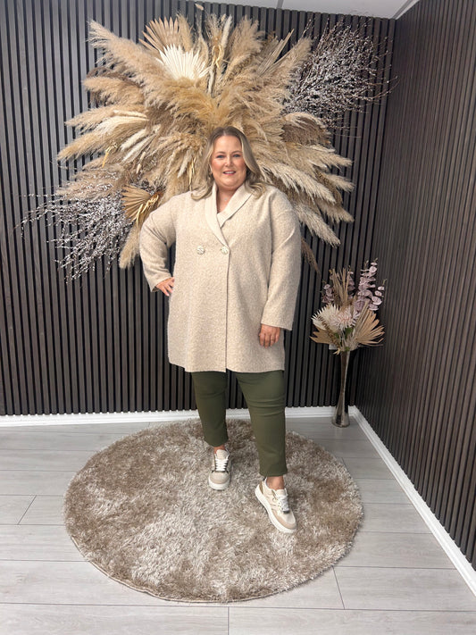 WHITNEY COAT - CREAM