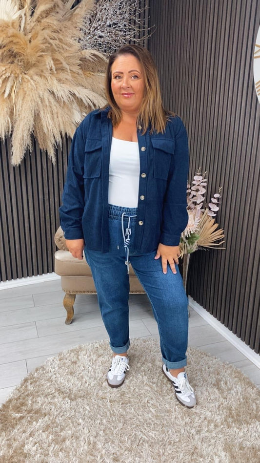 RITA JACKET - NAVY