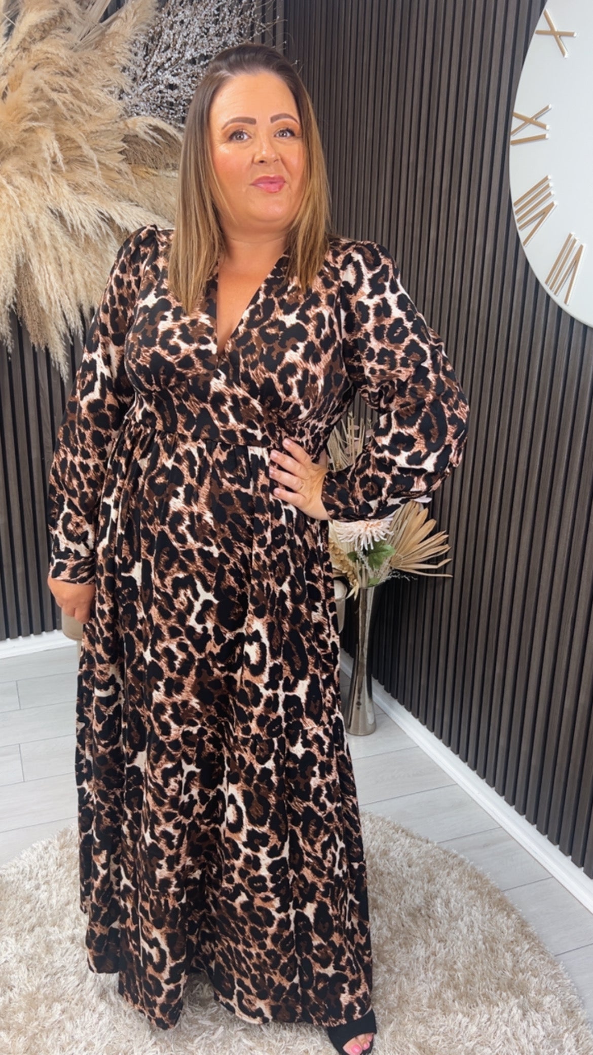 MARTA DRESS - ANIMAL PRINT