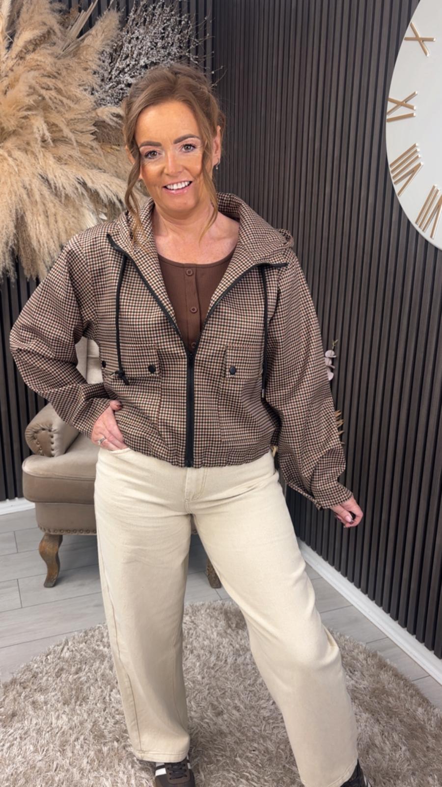 KELA JACKET - BROWN