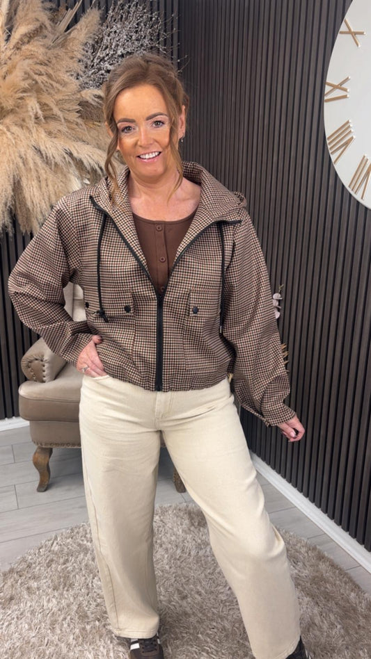 KELA JACKET - BROWN