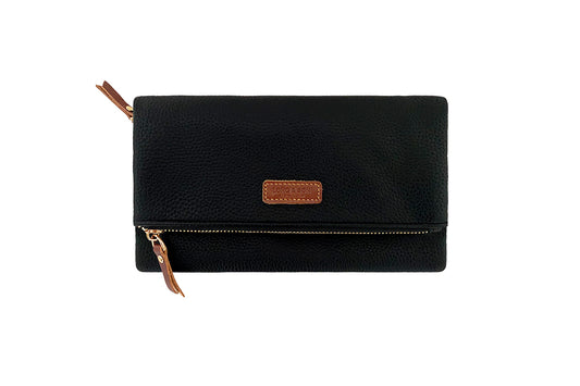 VERA CLUTCH BAG - BLACK