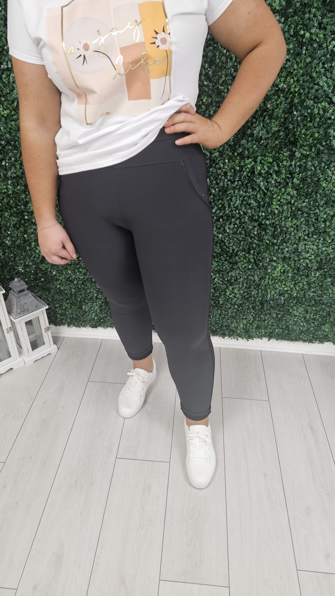 ZENDAYA LEGGING - CHARCOAL