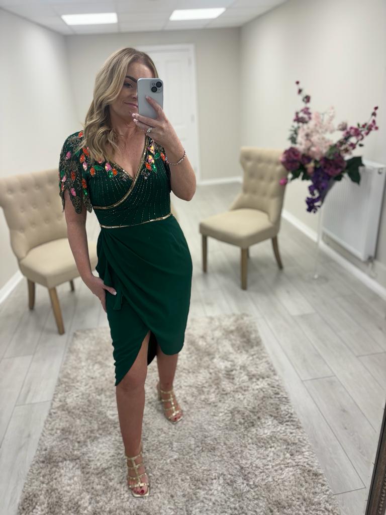 MALLORY DRESS - GREEN – The Boutique