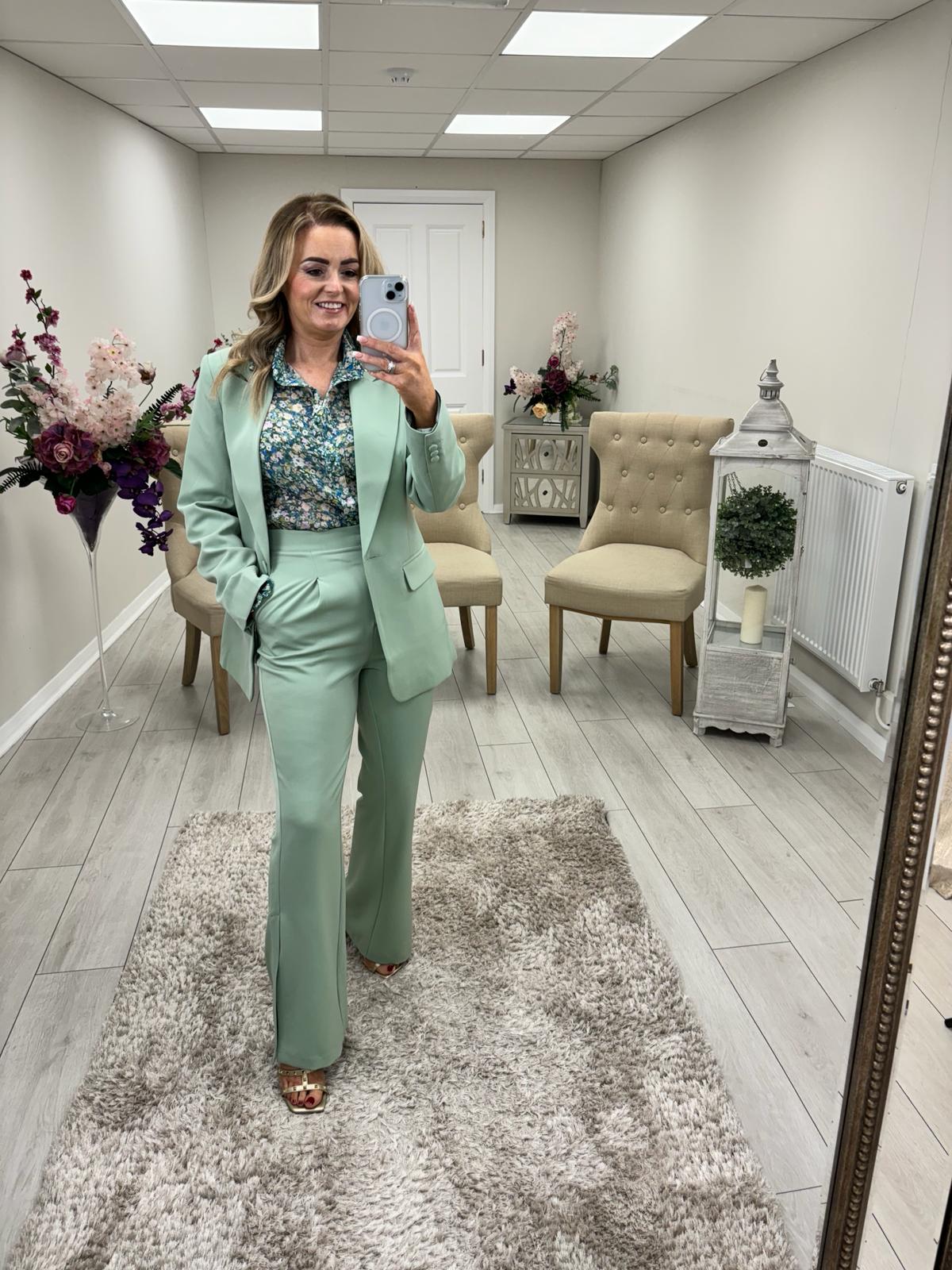 DELLA TROUSER - SAGE