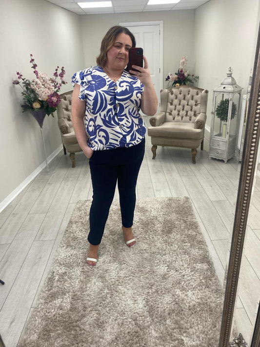 PENNY TOP - BLUE
