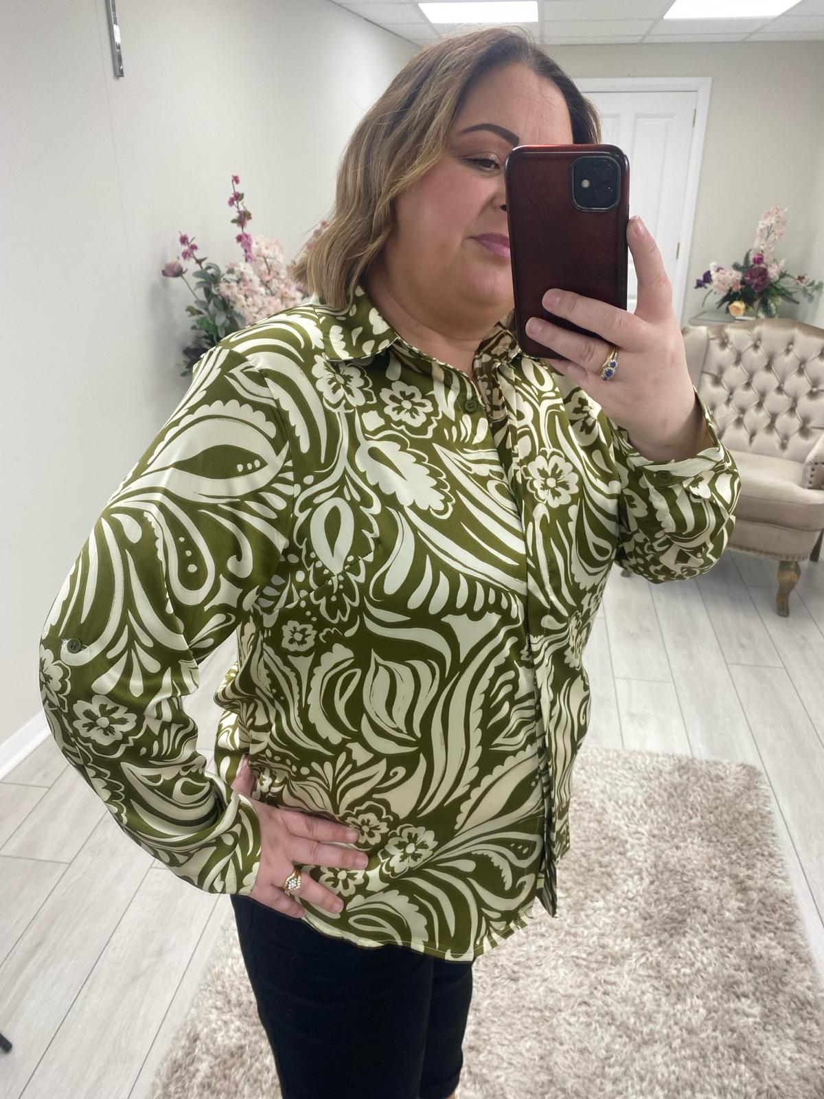 MARIANNE SHIRT - KHAKI