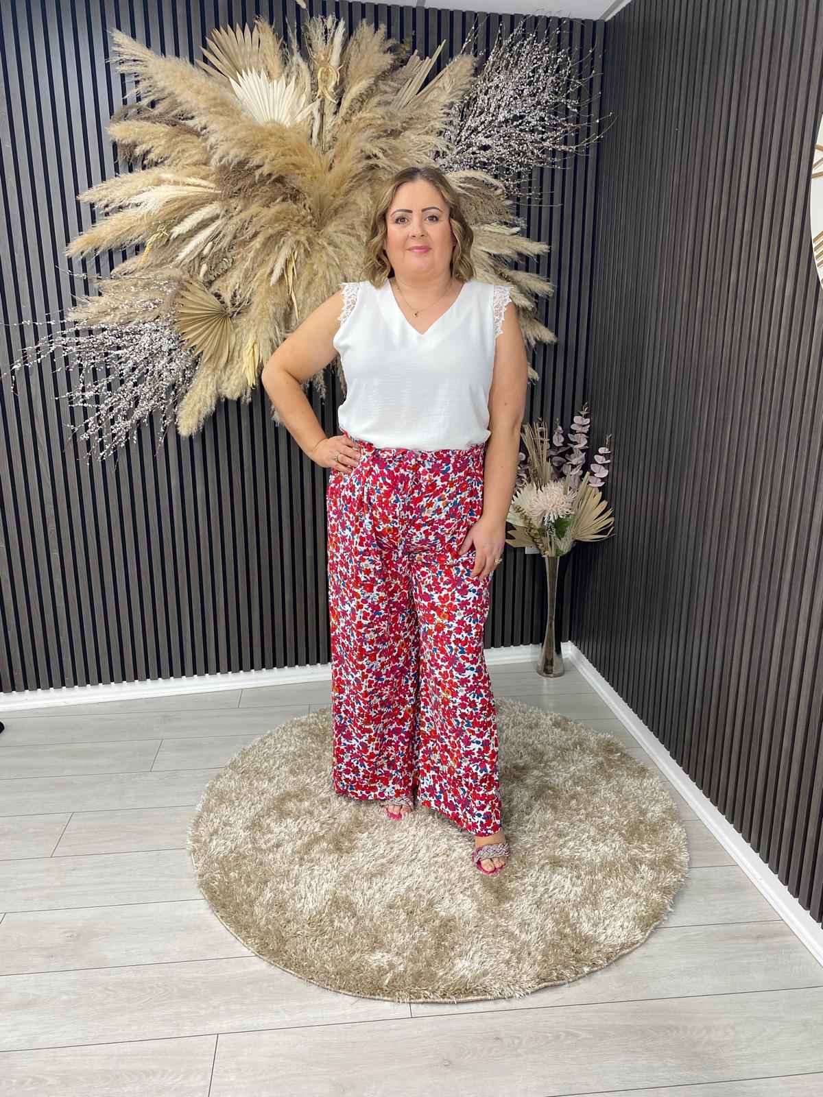 MAYA TROUSER - RED