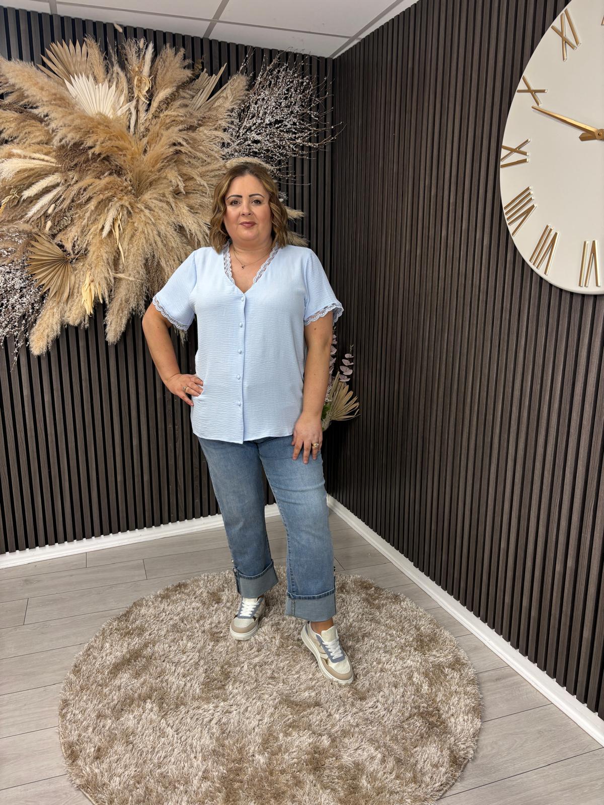 PHYLLIS TOP - BLUE