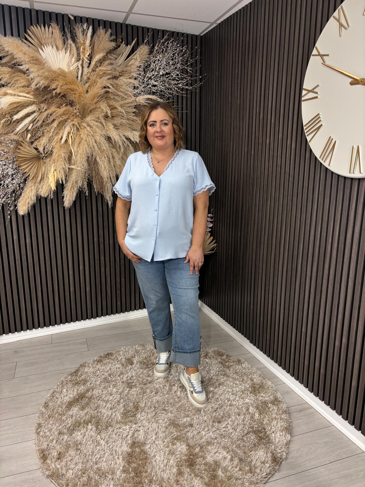 PHYLLIS TOP - BLUE