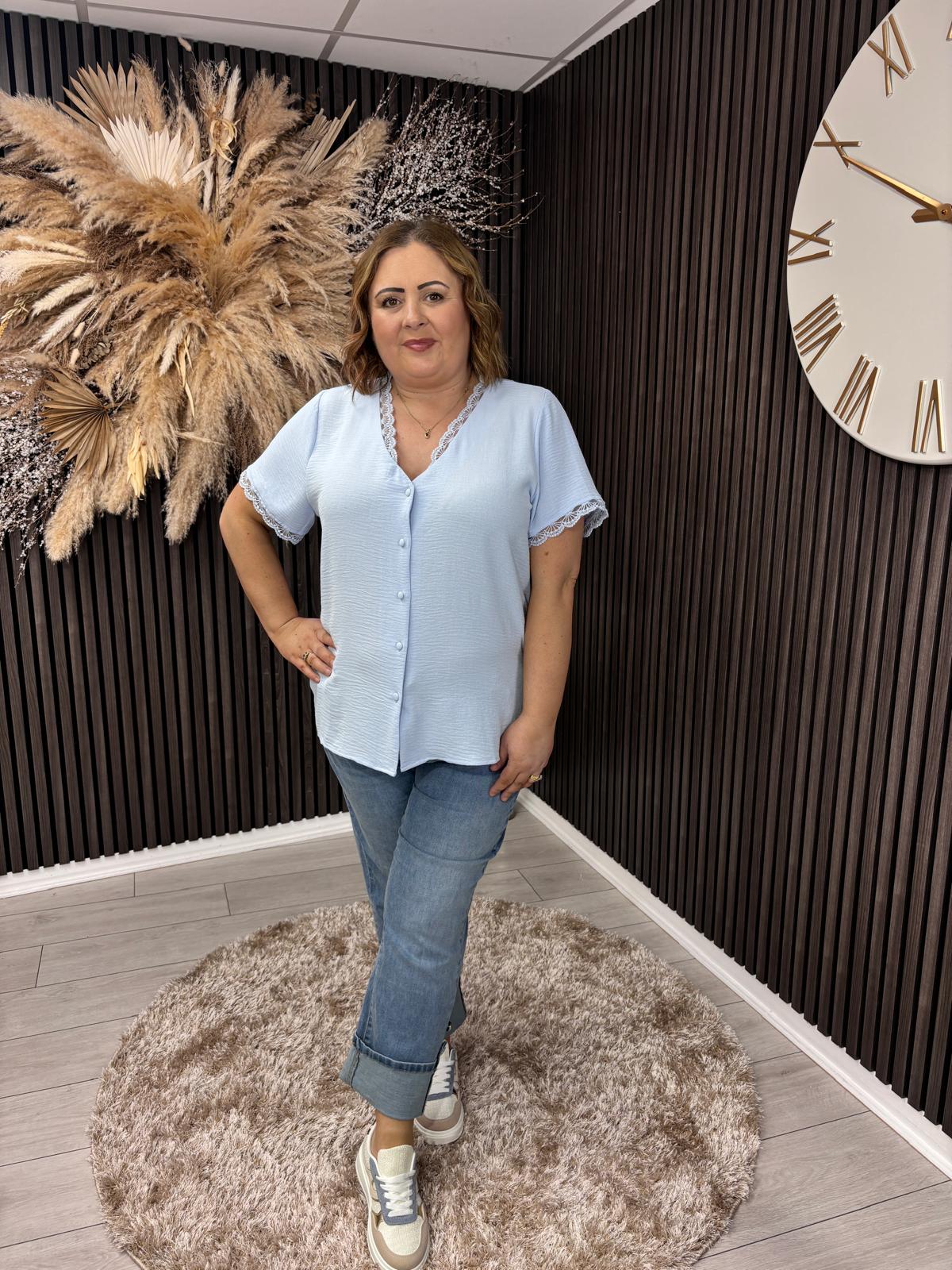 PHYLLIS TOP - BLUE