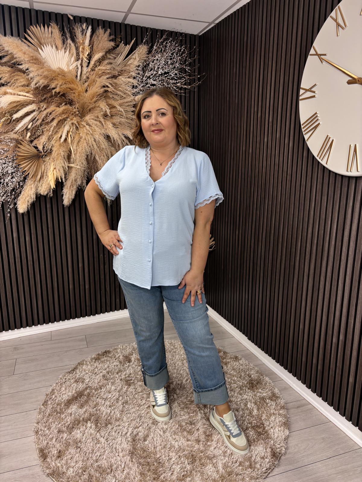 PHYLLIS TOP - BLUE
