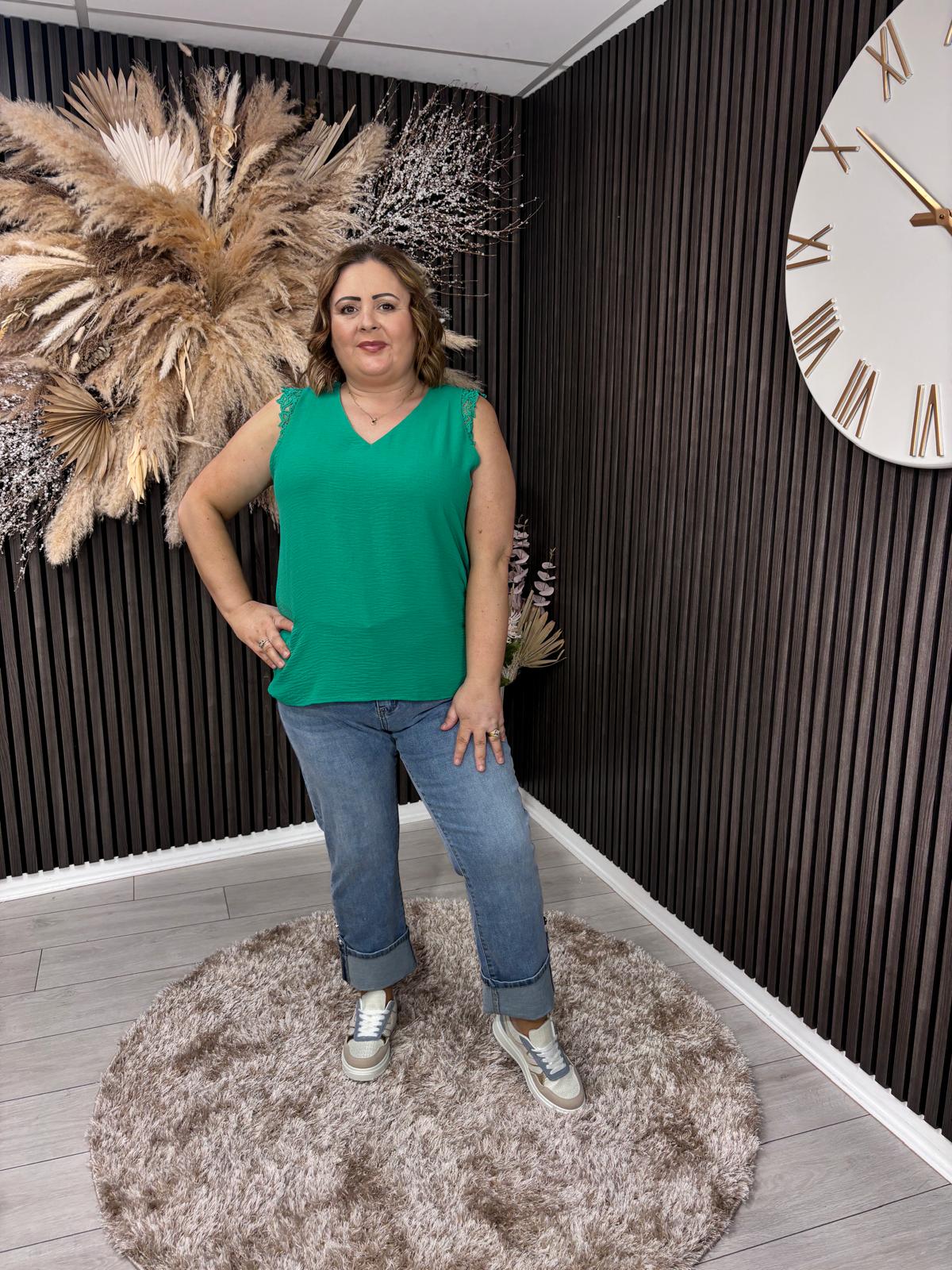 FLORENCE TOP - GREEN