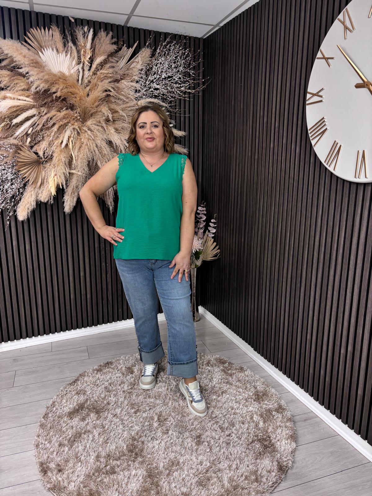 FLORENCE TOP - GREEN