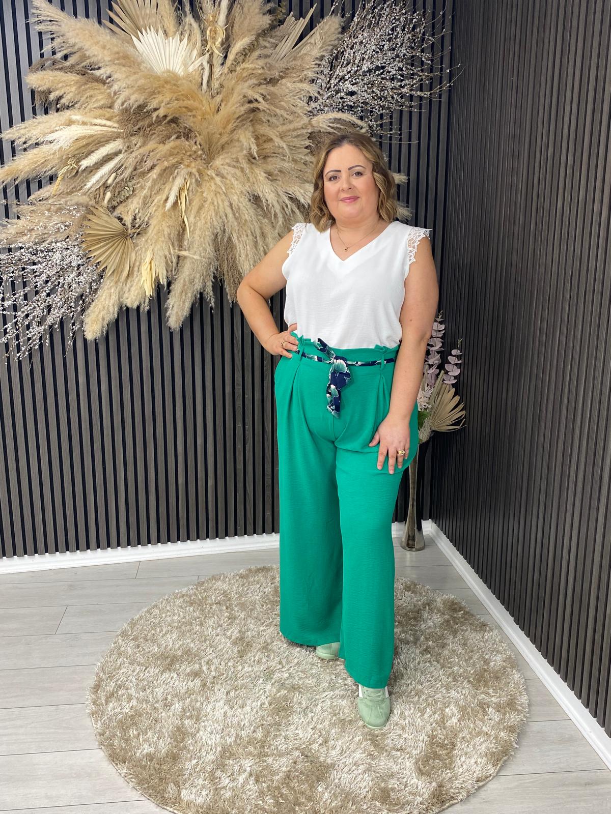 ELSIE TROUSER - GREEN