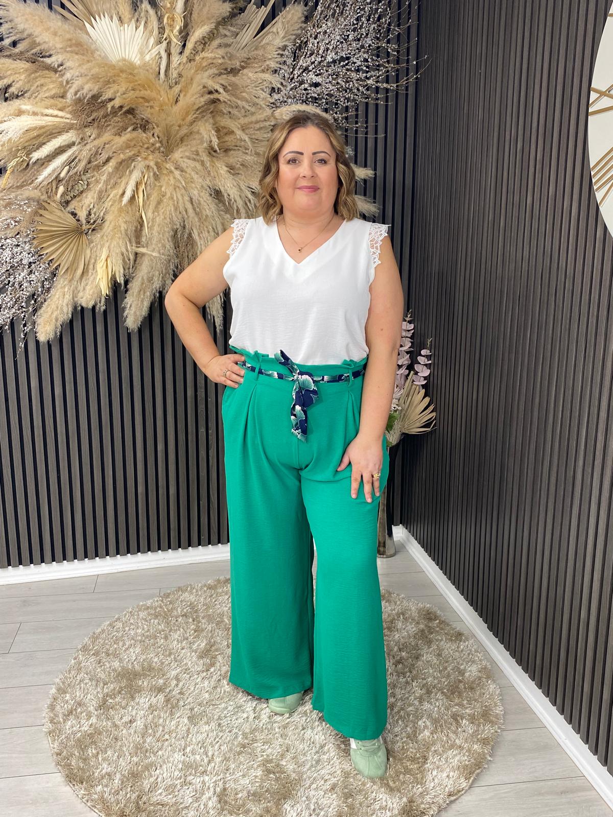 ELSIE TROUSER - GREEN