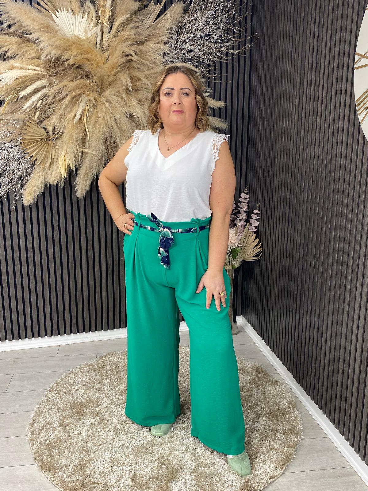 ELSIE TROUSER - GREEN