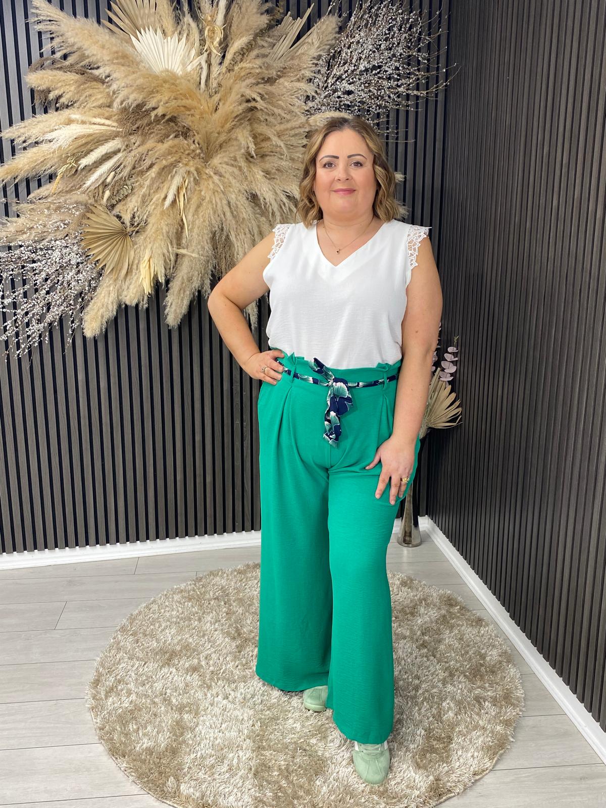 ELSIE TROUSER - GREEN