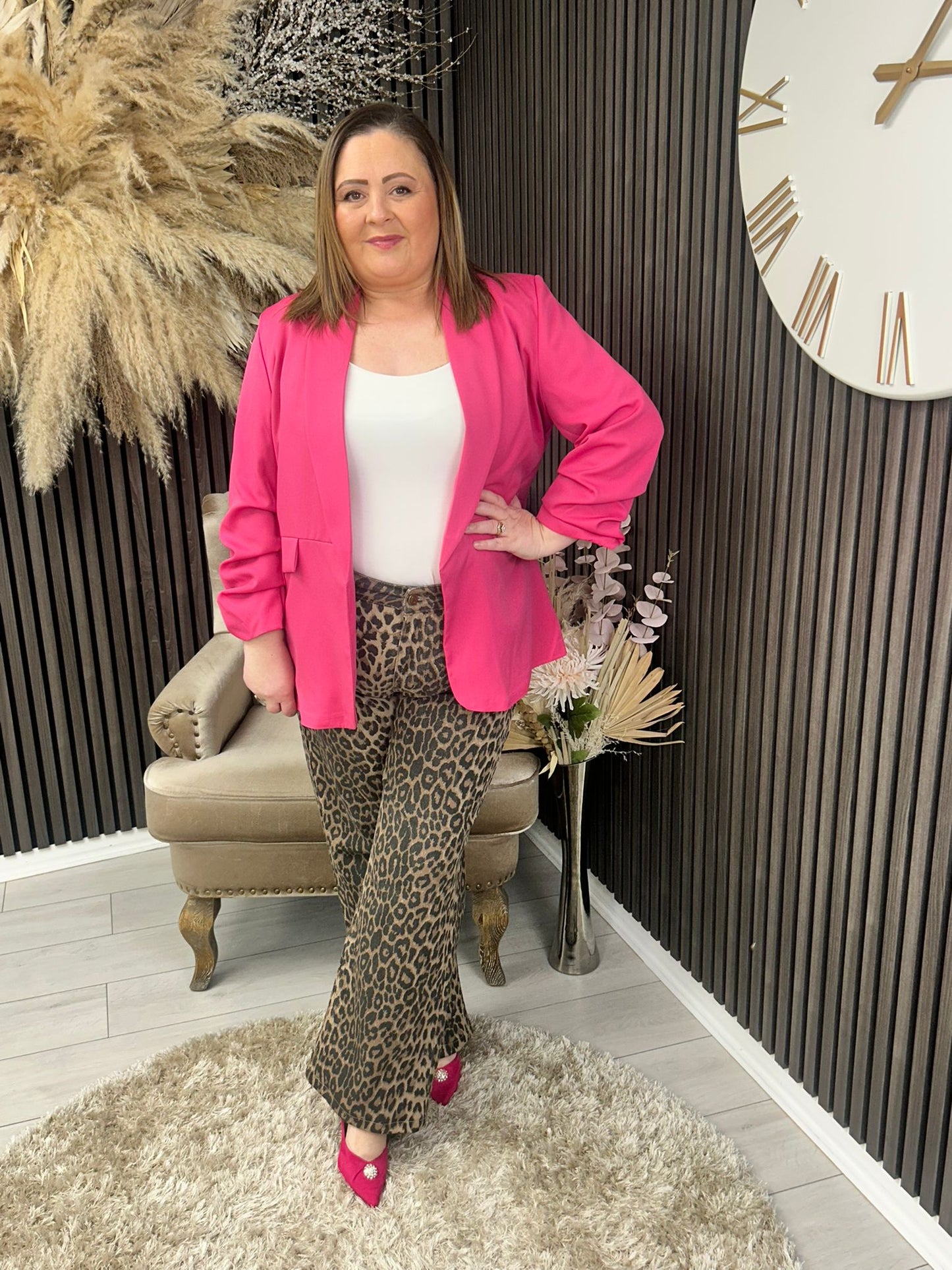 TANYA BLAZER - FUSCHIA