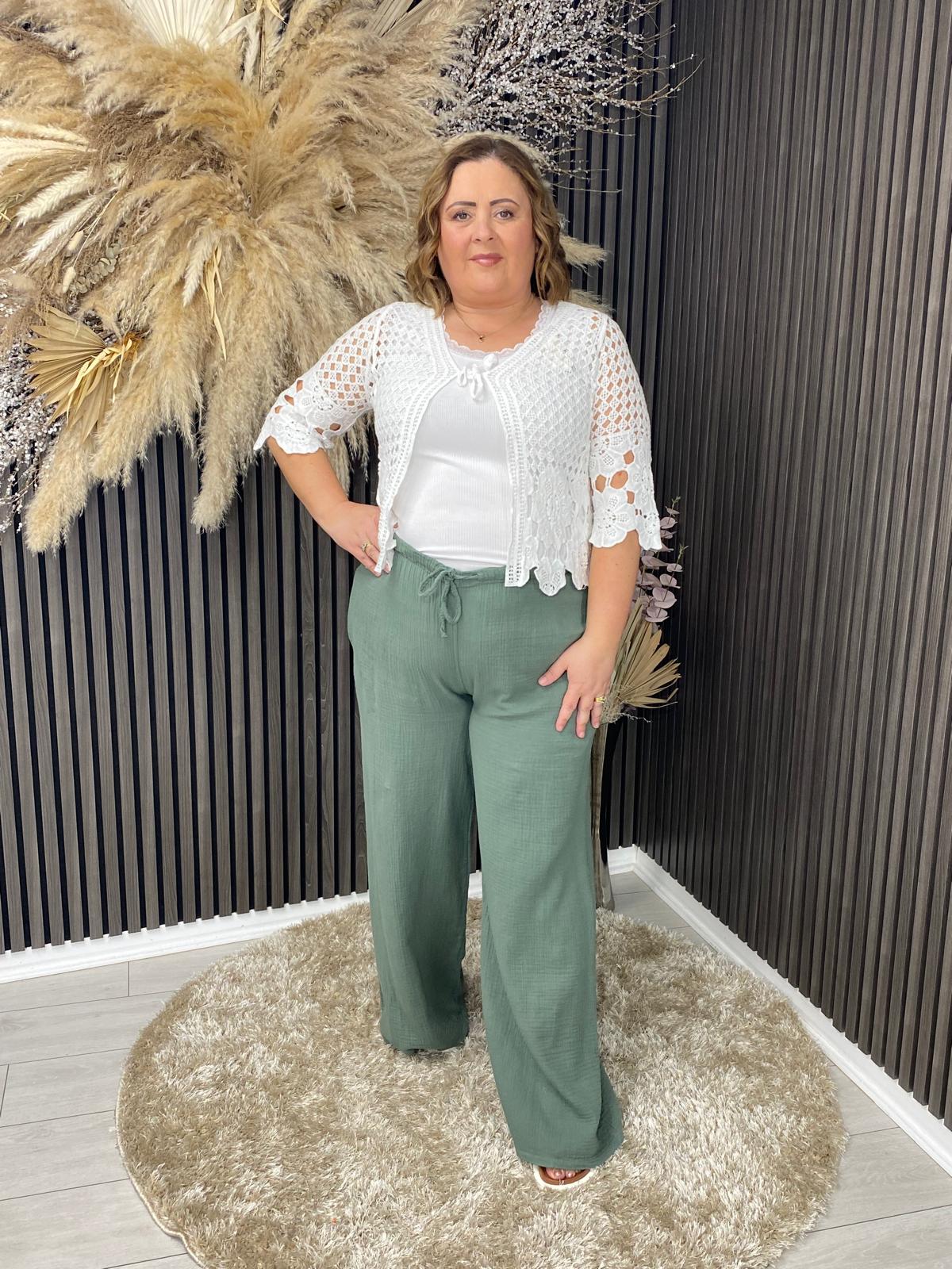 RENAE TROUSER - KHAKI