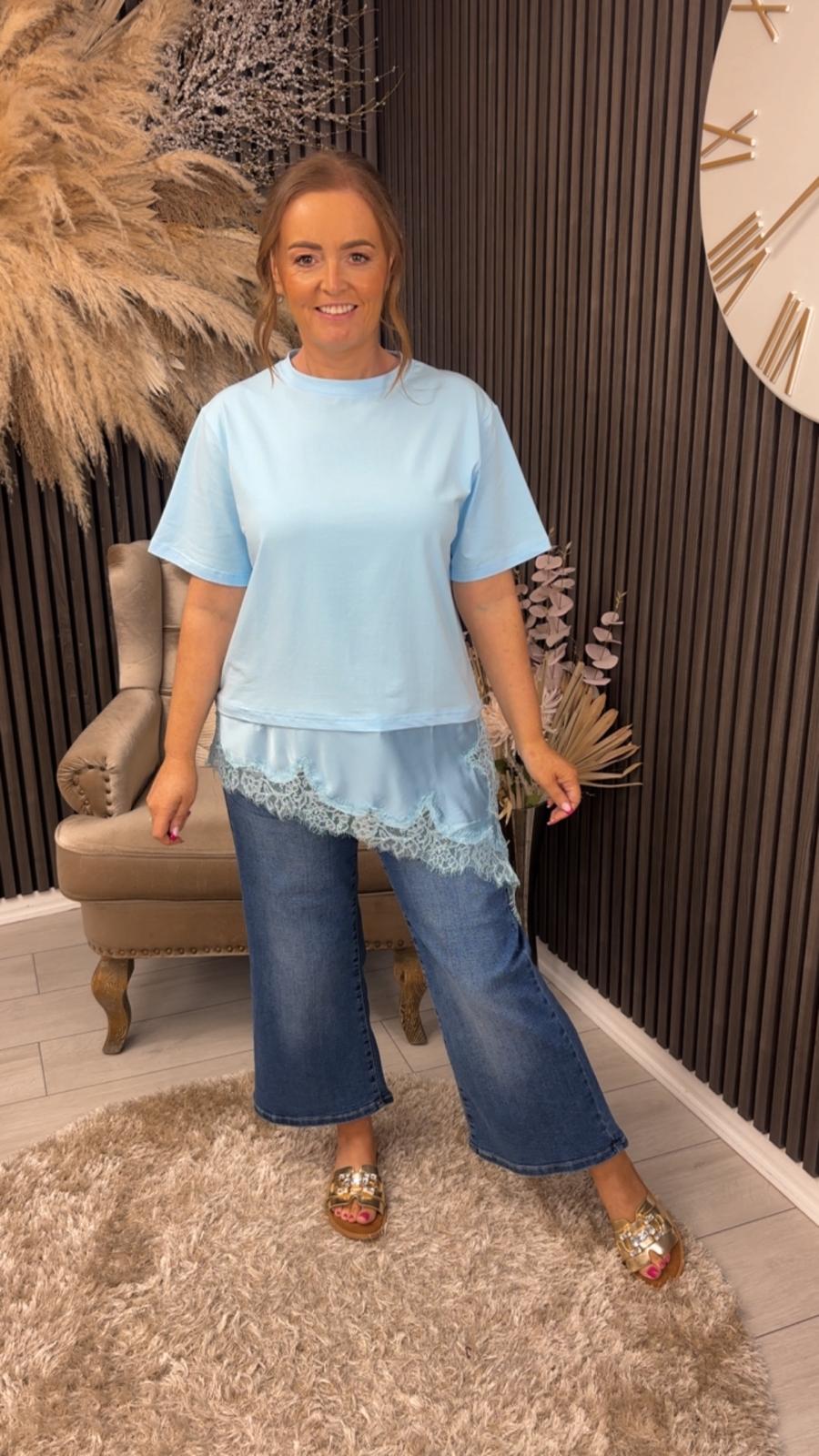 GEORGINA TOP - BLUE