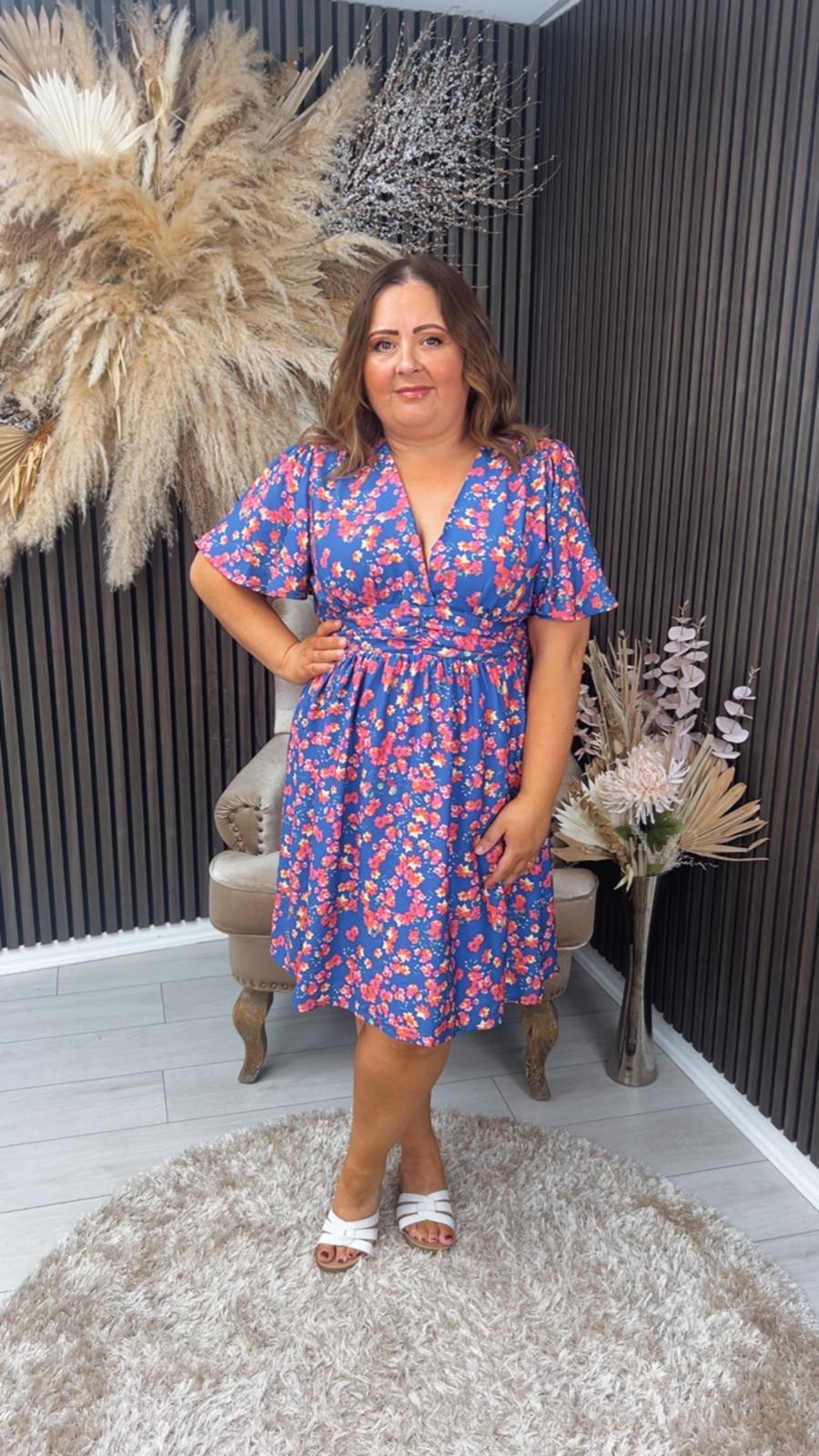 MAUD DRESS - BLUE