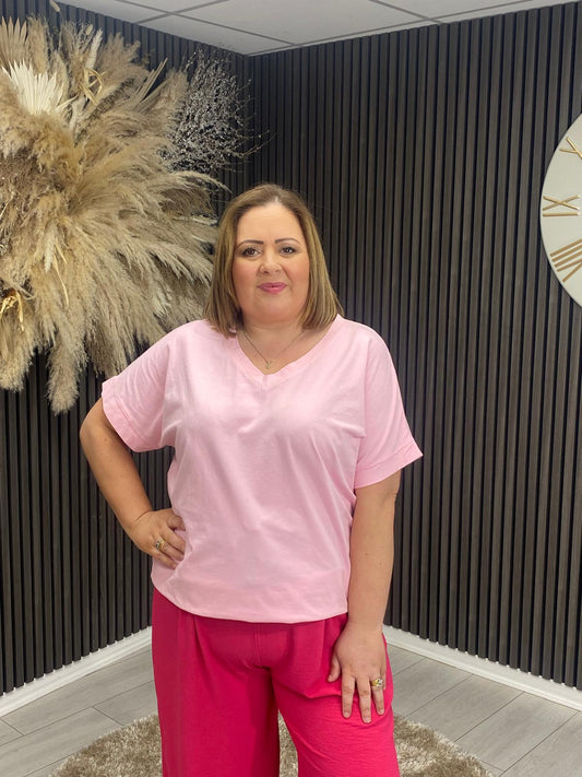 LILLIE T-SHIRT - LIGHT PINK