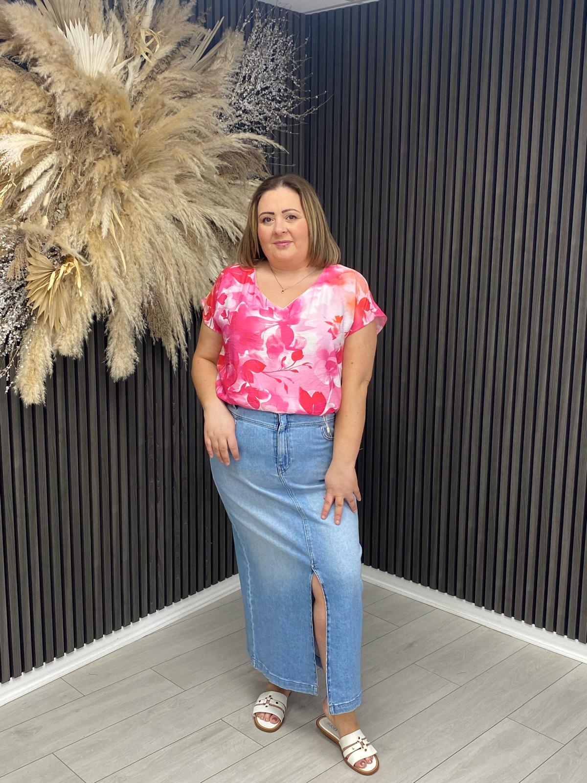 ROSALYN TOP - PINK