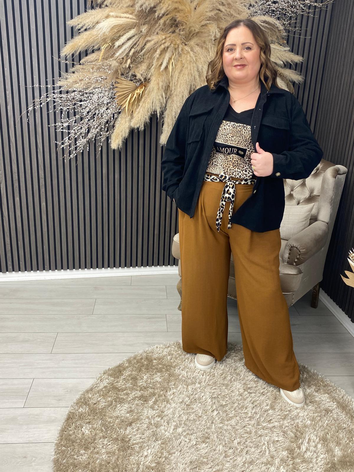 ELSIE TROUSER - CAMEL