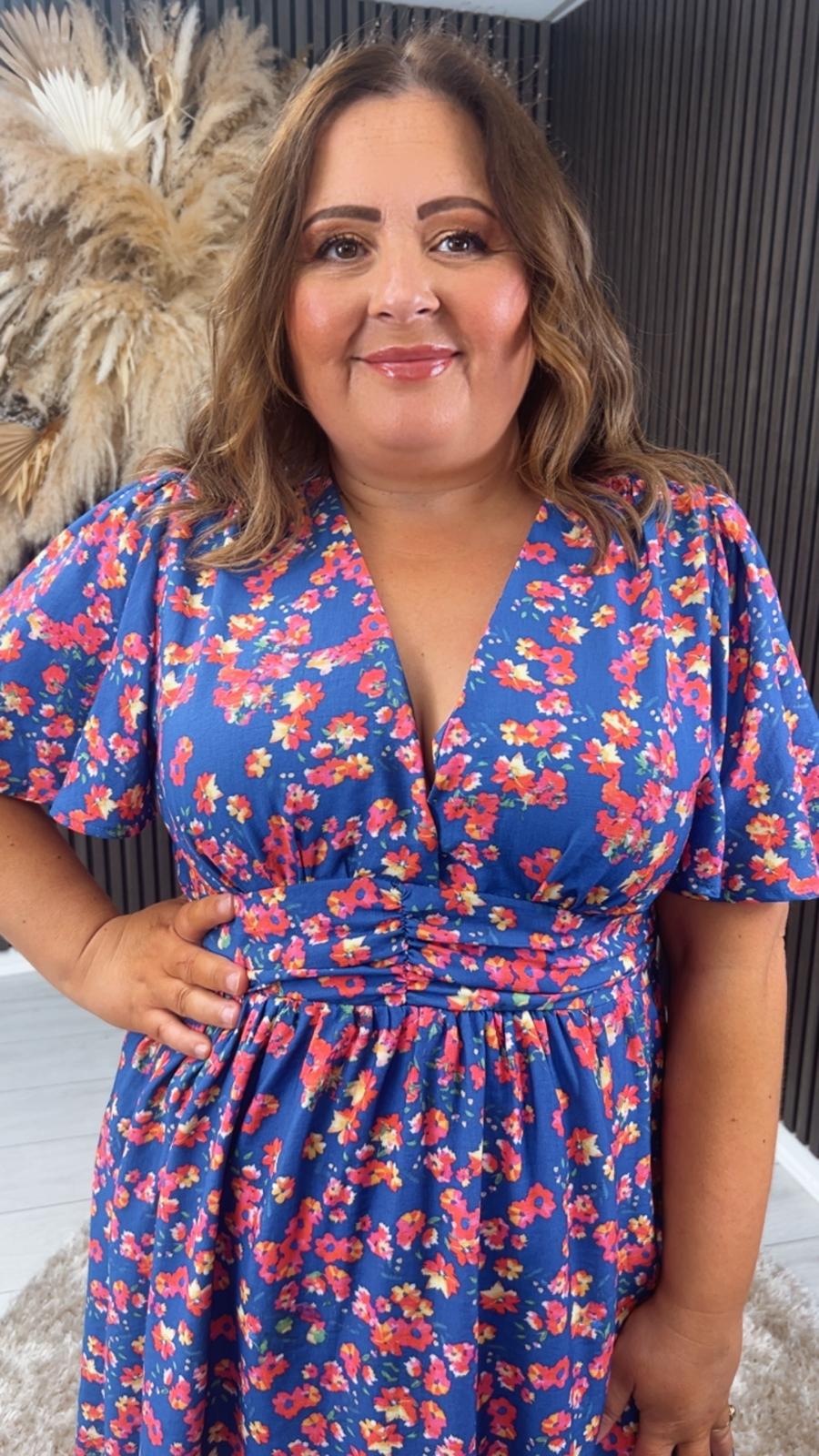 MAUD DRESS - BLUE